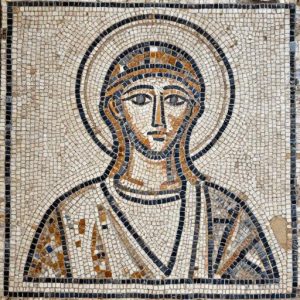 The Savior Mosaic Art – Opus Tessellatum Style
