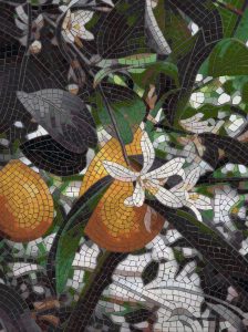 Citrus Blossom Mosaic Art – Nature’s Elegance