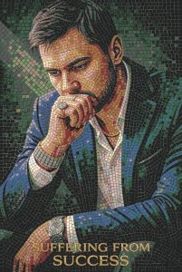 Мозаика «Страдания от успеха» — Портрет в синем костюме