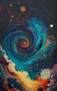 Мозаика «Космическая спираль» – Галактика