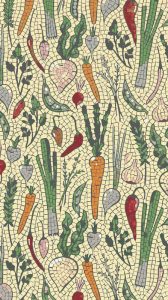 Vegetable Garden Mosaic Art – 60×107 cm