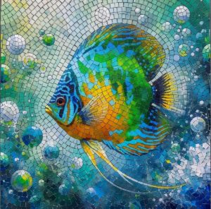 Мозаика «Тропическая рыбка» — Яркое подводное искусство