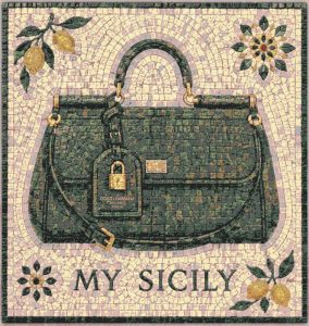 Мозаика «My Sicily» — Роскошная сумка и лимоны