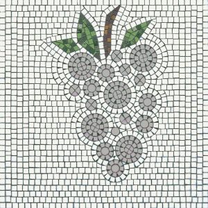 Elegant Grape Bunch Mosaic Art
