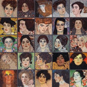 Mosaic Gallery of Women’s Portraits