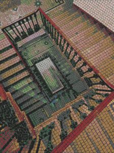 Architectural Depth Mosaic Art – 60×80 cm