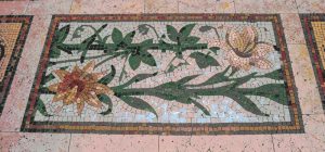 Classical Floral Mosaic Art – 60×28 cm