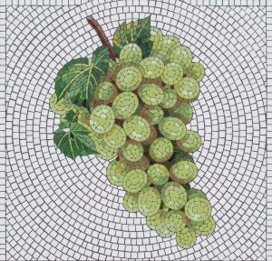 Green Grapes Mosaic Art – Nature’s Bounty