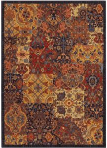 Ornate Patterned Mosaic Art – Warm Earth Tones