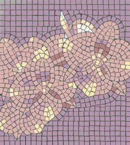 Soft Floral Mosaic Art – Lavender & Pink