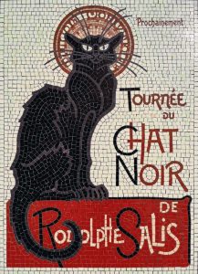 Black Cat Mosaic Art – Le Chat Noir Tribute