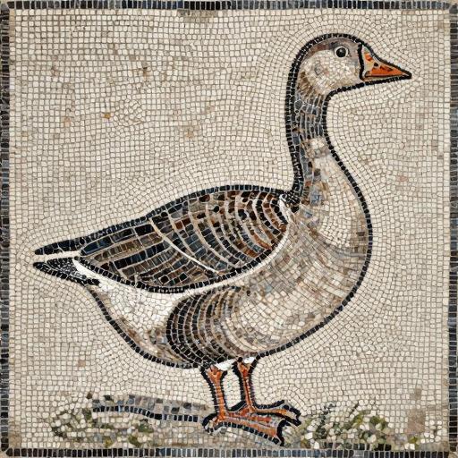 Grey Goose Mosaic Art - Custom Opus Tessellatum