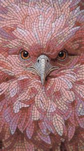 Majestic Bird of Prey Mosaic Art
