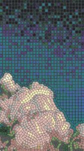 Ethereal Clouds Mosaic Art – 60×107 cm