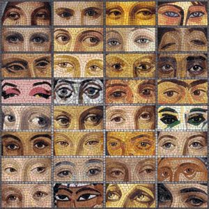 Mosaic Art: Diversity of Human Eyes