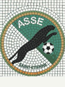 AS Saint-Étienne Panther Mosaic Art