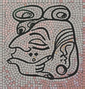 Surreal Abstract Face Mosaic Art