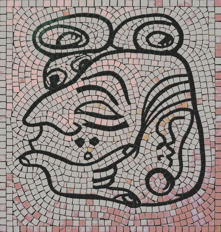 Surreal Abstract Face Mosaic Art