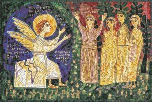 Classical Mosaic: Angel and Three Women