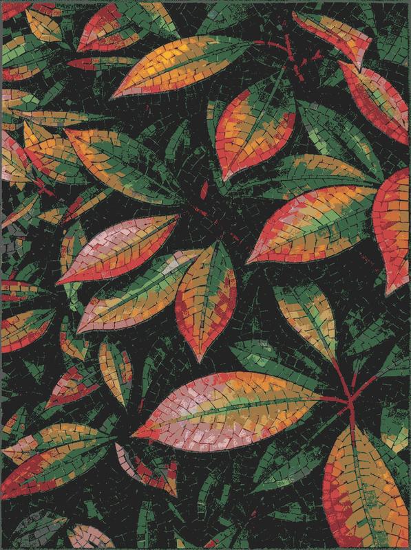 Autumn Leaves Mosaic Art - 60x80 cm