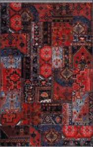 Oriental Rug Patchwork Mosaic Art