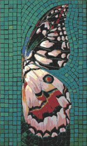 Butterfly Wing Mosaic Art – Nature-Inspired Wall Decor