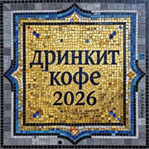 Custom Byzantine Mosaic ‘Drinkit Coffee 2026’