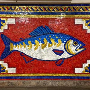 Soviet Style Fish Mosaic Art – Custom Size