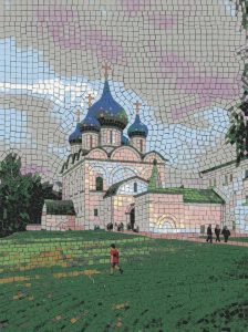 Russian Cathedral Mosaic Art – Classic AI Style