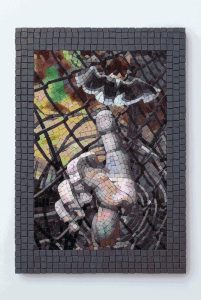 Abstract Fluidity Mosaic Art – 25×38 cm