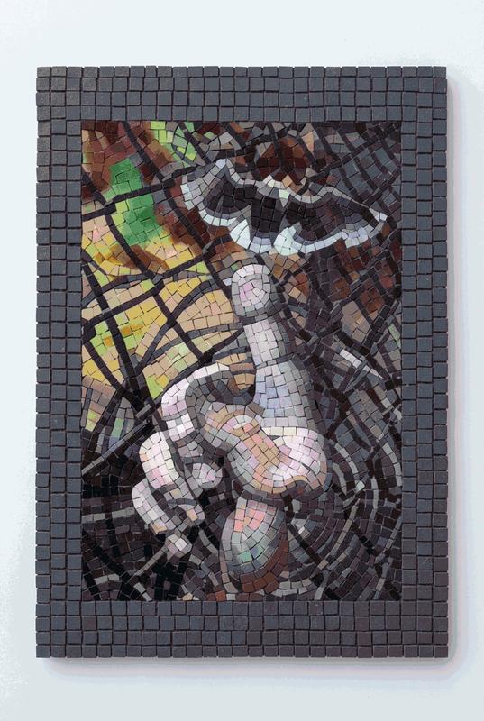Abstract Fluidity Mosaic Art - 25x38 cm