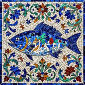 Florentine Mosaic Fish Art – Custom Handmade Piece