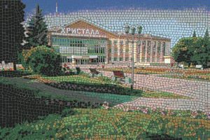 Khristala Building Mosaic Art – Architectural Landscape