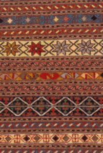 Geometric Ethnic Mosaic Art – Earthy Tones