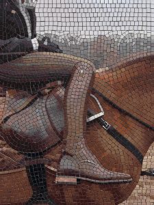 Equestrian Elegance Mosaic Art