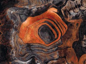 Abstract Organic Energy Mosaic Art