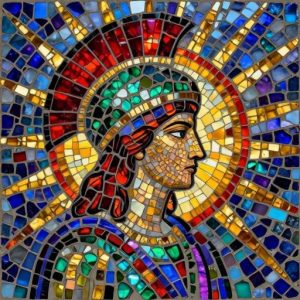 Athena Goddess Mosaic Art – Opus Incertum