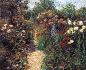 Impressionist Garden Mosaic Art