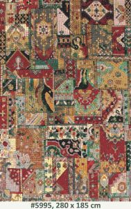 Abstract Geometric Mosaic Art – Earthy Tones