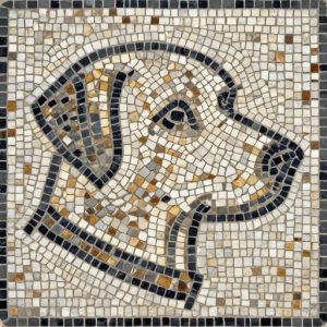 Custom Dog Profile Mosaic Art – Opus Tessellatum