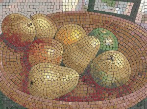 Golden Fruit Mosaic Still Life