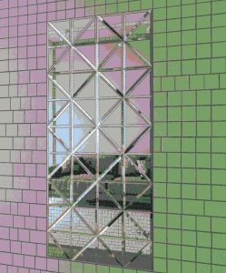 Geometric Mirror Mosaic Art – Modern Abstract Wall Decor