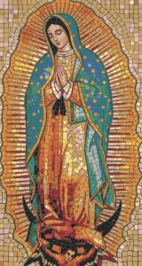Our Lady of Guadalupe Mosaic Art – Divine Spiritual Piece