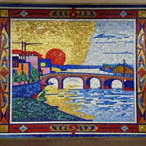 Soviet Style Mosaic – Le Pont d’Argenteuil