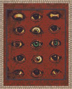 Surreal Eyes Mosaic Art – Watchful Gaze
