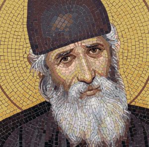 Mosaic Portrait of a Wise Elder – Golden Halo Art