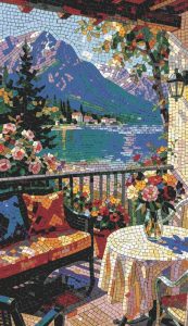 ⚡ Классическая AI mosaic art