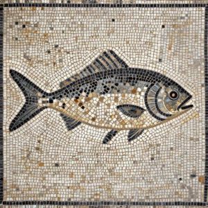 Fish Mosaic Art – Opus Tessellatum Style