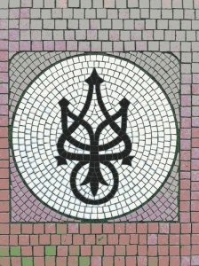 Abstract Symbolic Mosaic Art – 60×80 cm