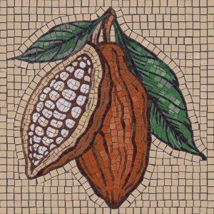 Cocoa Pods Mosaic Art – Natural Chocolate Origin